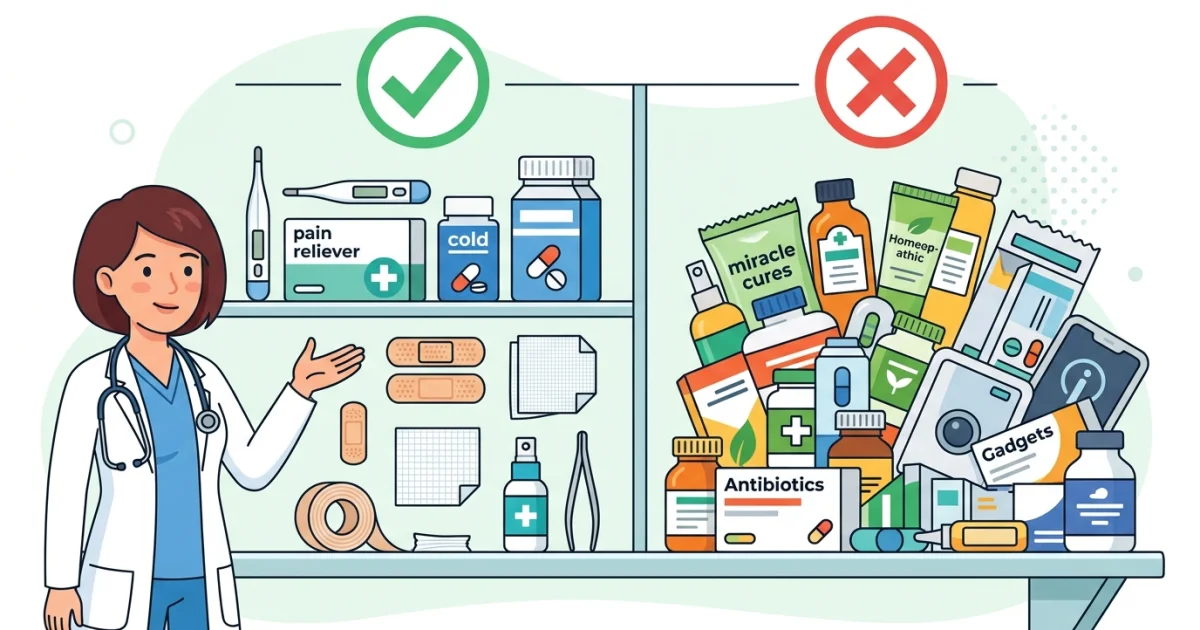 Domowa apteczka – co naprawdę warto mieć pod ręką, a co to strata pieniędzy?