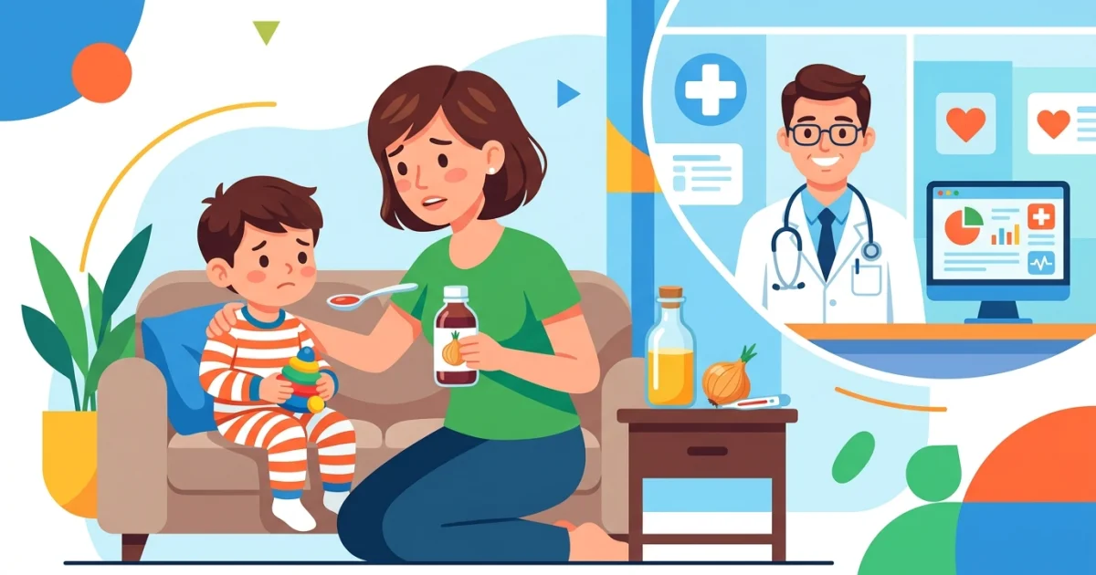 Kaszel u dziecka – kiedy wystarczy syrop z cebuli, a kiedy trzeba udać się do lekarza?